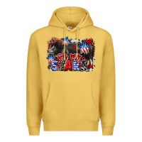 Antique Gold Oh my stars pig Premium Hoodie - CowGirlArtShop