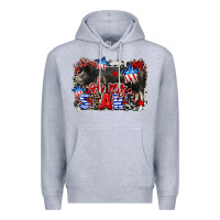 Heather Grey Oh my stars pig Premium Hoodie - CowGirlArtShop
