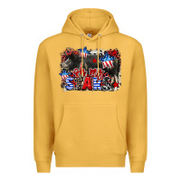 Mustard Oh my stars pig Premium Hoodie - CowGirlArtShop