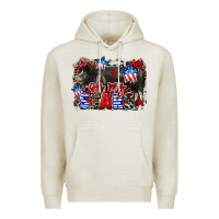 Oatmeal Heather Oh my stars pig Premium Hoodie - CowGirlArtShop