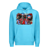Ocean Blue Oh my stars pig Premium Hoodie - CowGirlArtShop