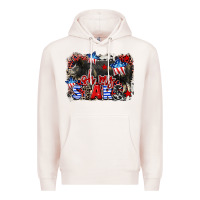 Pale Pink Oh my stars pig Premium Hoodie - CowGirlArtShop