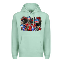 Seafoam Oh my stars pig Premium Hoodie - CowGirlArtShop