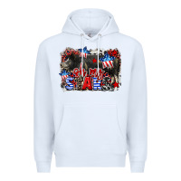 White Oh my stars pig Premium Hoodie - CowGirlArtShop