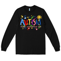 Black autism accept understand love Long Sleeve Tee - Artiststas