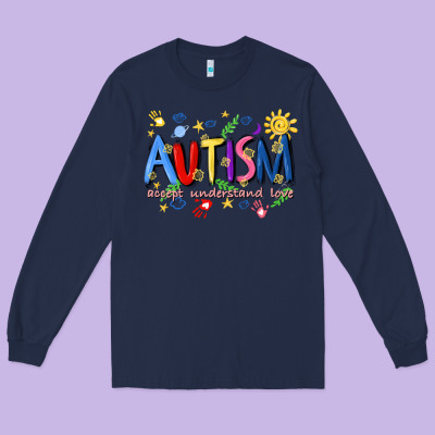 Autism Accept Understand Love Long Sleeve Tee Designed By Artiststas