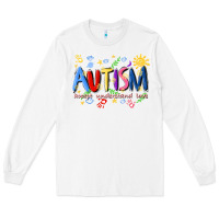 White autism accept understand love Long Sleeve Tee - Artiststas