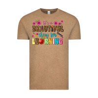 Vintage Coffee its a beautiful day for learning Vintage Tee - NancyCooperArtShop
