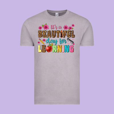 Its A Beautiful Day For Learning Vintage Tee Designed By Nancycooperartshop