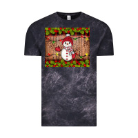 Cloud Black snowman Christmas Vintage Tee - JahusDesignShop