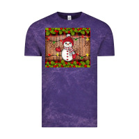 Cloud Purple snowman Christmas Vintage Tee - JahusDesignShop