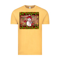 Vintage Mustard snowman Christmas Vintage Tee - JahusDesignShop