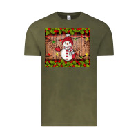 Vintage Olive snowman Christmas Vintage Tee - JahusDesignShop