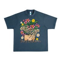 Midnight Navy the plant lover Urban Heavy Tee - MaliasSmallBusiness
