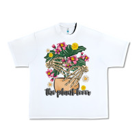 White the plant lover Urban Heavy Tee - MaliasSmallBusiness