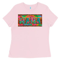 Bubblegum Pink mama tie dye license plate template Ladies Tee - Artiststas