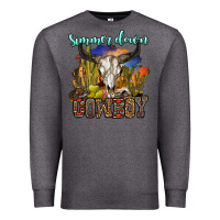 Charcoal Heather simmer down cowboy Premium Sweatshirt - OliviaCreatesArt
