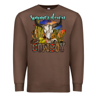 Chestnut simmer down cowboy Premium Sweatshirt - OliviaCreatesArt