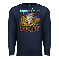 Navy simmer down cowboy Premium Sweatshirt - OliviaCreatesArt