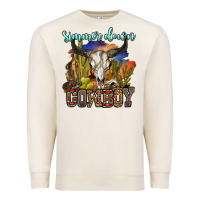 Sandshell simmer down cowboy Premium Sweatshirt - OliviaCreatesArt