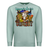 Seafoam simmer down cowboy Premium Sweatshirt - OliviaCreatesArt