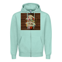 Seafoam kinda emotional with skeleton Zipper Hoodie - TumblerDesignByShophia