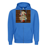 True Royal kinda emotional with skeleton Zipper Hoodie - TumblerDesignByShophia