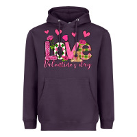 Plum love valentine's day olivia Heavyweight Hoodie - OliviaCreatesArt