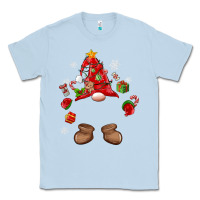 Dusty Blue custom christmas gnome Classic Tee - MaliasSmallBusiness