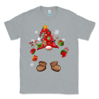 Heather Grey custom christmas gnome Classic Tee - MaliasSmallBusiness