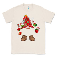 Natural custom christmas gnome Classic Tee - MaliasSmallBusiness