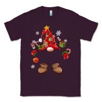 Plum custom christmas gnome Classic Tee - MaliasSmallBusiness