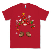 Red custom christmas gnome Classic Tee - MaliasSmallBusiness