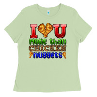 Matcha i love you more than chicken nuggets Ladies Tee - AdoDesignShop