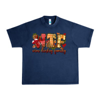 Navy funny thanksgiving wine turkey family Urban Heavy Tee - MaliasSmallBusiness