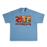 Pebble Blue funny thanksgiving wine turkey family Urban Heavy Tee - MaliasSmallBusiness