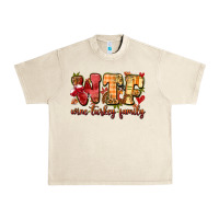 Sandshell funny thanksgiving wine turkey family Urban Heavy Tee - MaliasSmallBusiness