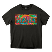 Asphalt mama tie dye license plate template Heavy Core Tee - Artiststas