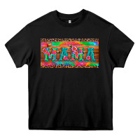 Black mama tie dye license plate template Heavy Core Tee - Artiststas
