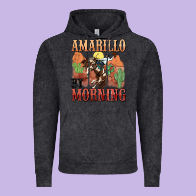 Amarillo By Morning Vintage Hoodie Designed By Maliassmallbusiness