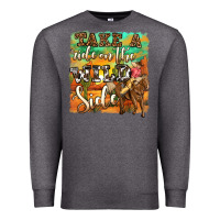 Charcoal Heather take a ride on the wild side Premium Sweatshirt - OliviaCreatesArt