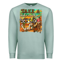Seafoam take a ride on the wild side Premium Sweatshirt - OliviaCreatesArt