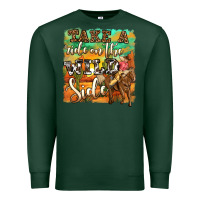 Sports Green take a ride on the wild side Premium Sweatshirt - OliviaCreatesArt
