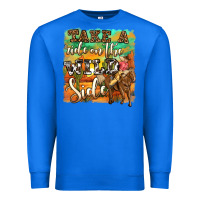 True Royal take a ride on the wild side Premium Sweatshirt - OliviaCreatesArt