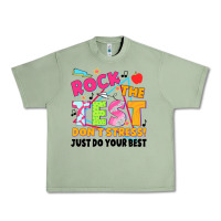Oil Green rock the test don't stress! just do your best Urban Heavy Tee - JahusDesignShop