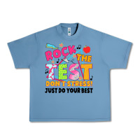 Pebble Blue rock the test don't stress! just do your best Urban Heavy Tee - JahusDesignShop