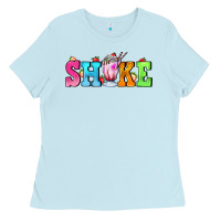 Baby Blue shake with milkshake Ladies Tee - AdoDesignShop