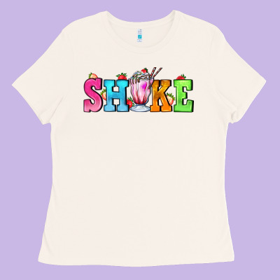 Shake With Milkshake Ladies Tee Designed By Adodesignshop