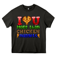 Asphalt i love you more than chicken nuggets Heavy Core Tee - AdoDesignShop