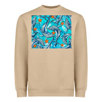Mushroom humpback whale mousepad Heavyweight Sweatshirt - BarkalooDesign